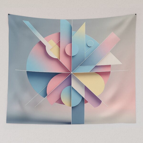 Item preview, Pastel Abstract Art "Wheel of Dreams" designed and sold by Glodtower.