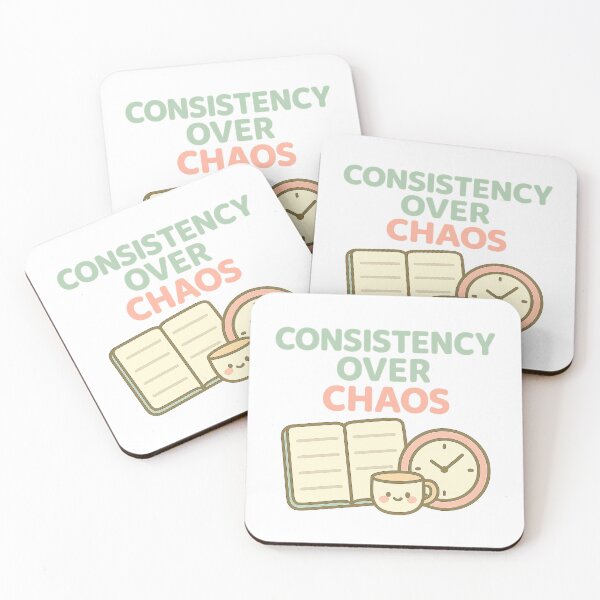 Item preview, Consistency Over Chaos designed and sold by acupofcoffy.