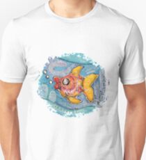 Bunter Fisch Malerei Unisex T-Shirt
