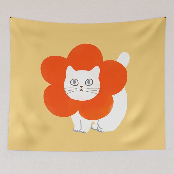 Item preview, Flowers Cat 08 - Flowerhead Mood designed and sold by bignosework.