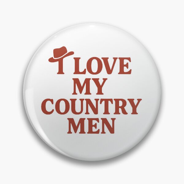 Item preview, I Love My Country Men – Cowgirl Aesthetic Tee designed and sold by allforthegirls.