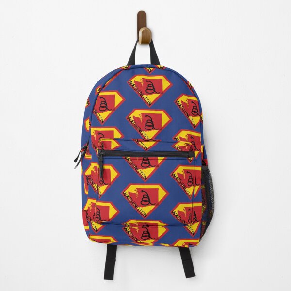 Item preview, WASHINGTONIAN SHIELD - Freedom Is The Superpower - Modern Gadsden Snake Flag - Dont Tread On Me SUPERHERO WASHINGTON spellout design designed and sold by pelagio.