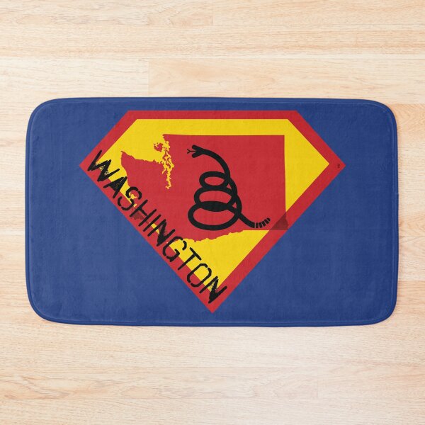 Item preview, WASHINGTONIAN SHIELD - Freedom Is The Superpower - Modern Gadsden Snake Flag - Dont Tread On Me SUPERHERO WASHINGTON spellout design designed and sold by pelagio.