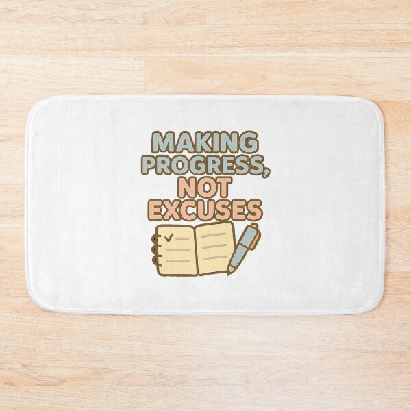 Item preview, Making Progress, Not Excuses designed and sold by acupofcoffy.
