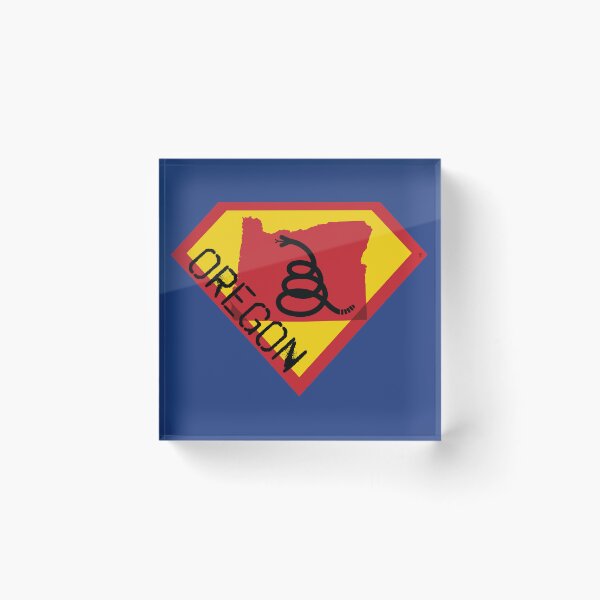 Item preview, OREGONIAN SHIELD - Freedom Is The Superpower - Modern Gadsden Snake Flag - Dont Tread On Me SUPERHERO OREGON spellout design designed and sold by pelagio.