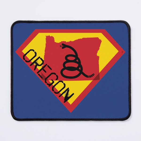 Item preview, OREGONIAN SHIELD - Freedom Is The Superpower - Modern Gadsden Snake Flag - Dont Tread On Me SUPERHERO OREGON spellout design designed and sold by pelagio.
