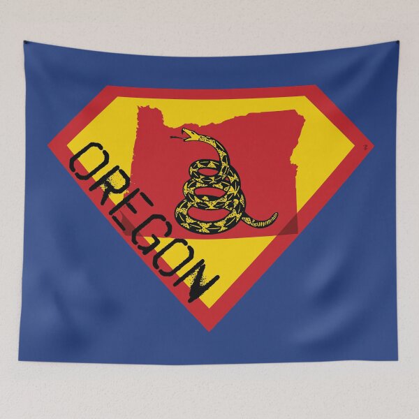 Item preview, OREGONIAN SHIELD - Freedom Is The Superpower -  Gadsden Snake Flag - Dont Tread On Me SUPERHERO OREGON spellout design designed and sold by pelagio.