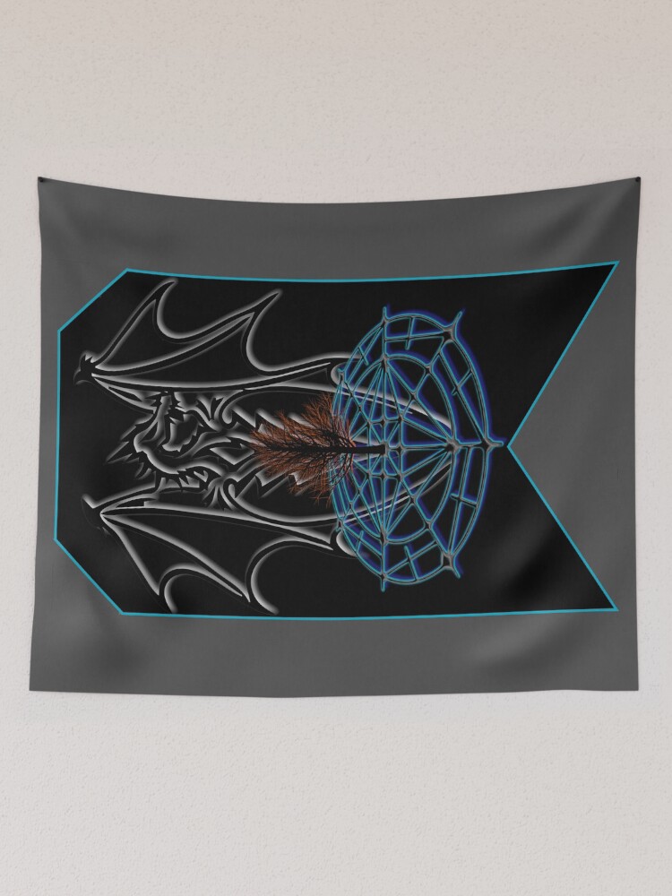 Thumbnail 2 of 3, Tapestry, Dragonblood Flag designed and sold by Firrle.