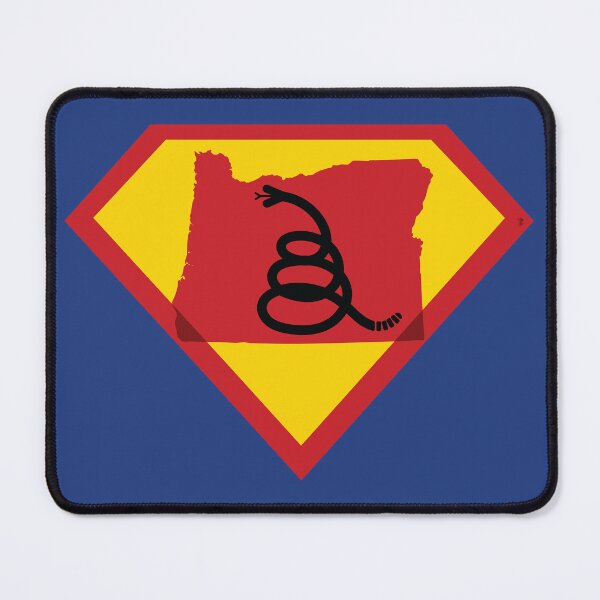 Item preview, OREGONIAN Shield - Freedom Is The Superpower - Modern Gadsden Snake Flag - Dont Tread On Me SUPERHERO OREGON design designed and sold by pelagio.
