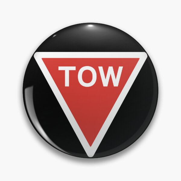 Item preview, Rally Emergency Red Tow Triangle Symbol designed and sold by DANGER RABBIT.