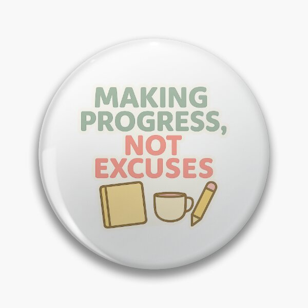 Item preview, Making Progress, Not Excuses (3) designed and sold by acupofcoffy.