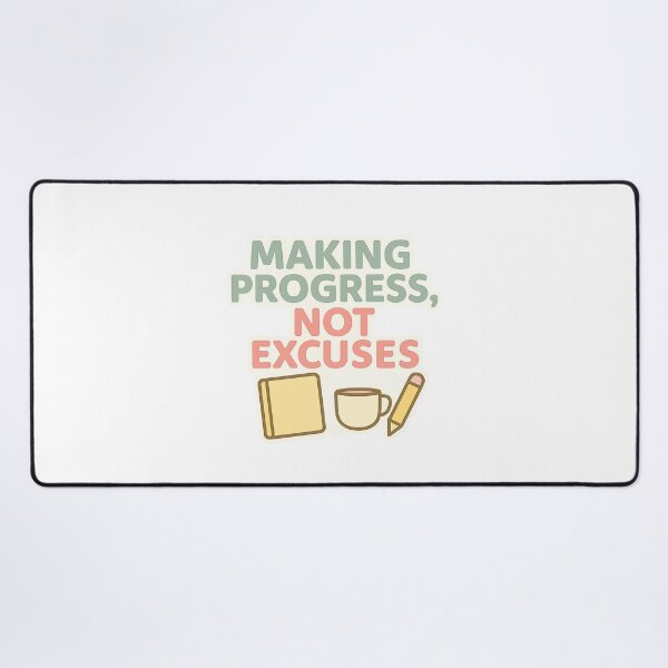 Item preview, Making Progress, Not Excuses (3) designed and sold by acupofcoffy.
