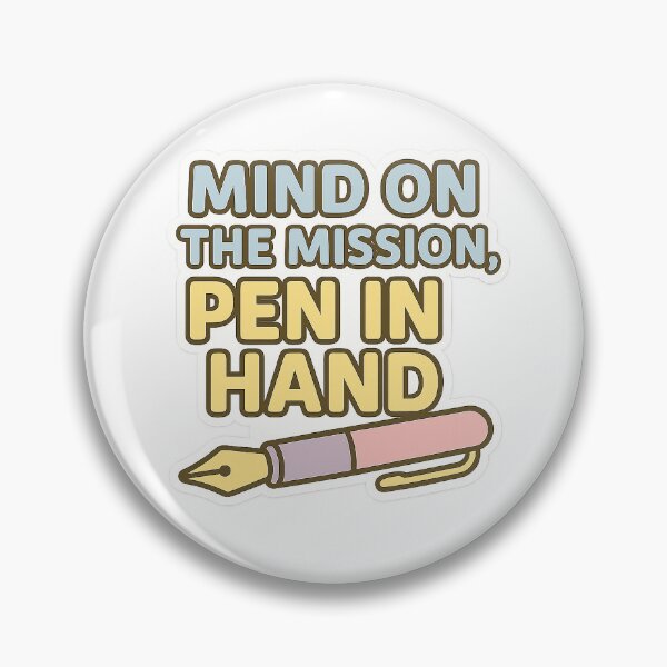 Item preview, Mind on the Mission, Pen In Hand designed and sold by acupofcoffy.