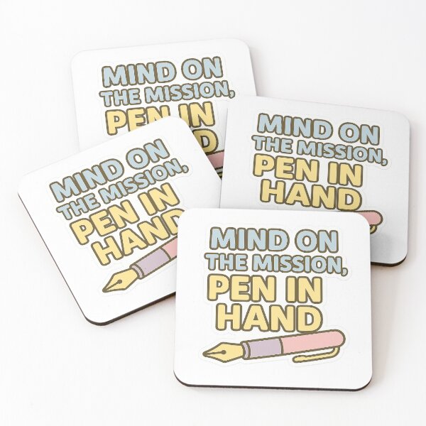 Item preview, Mind on the Mission, Pen In Hand designed and sold by acupofcoffy.