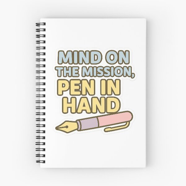 Item preview, Mind on the Mission, Pen In Hand designed and sold by acupofcoffy.