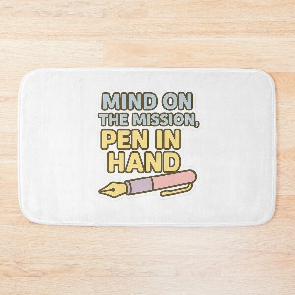 Item preview, Mind on the Mission, Pen In Hand designed and sold by acupofcoffy.