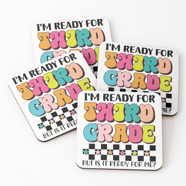 Item preview, Retro Colorful Third Grade Groovy Stars Back To School designed and sold by cawtoon.