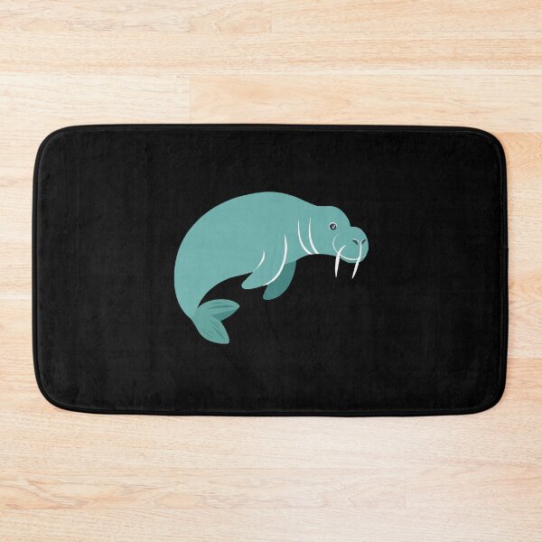 Item preview, Aqua Coloured Walrus swimming. designed and sold by jazzydevil.