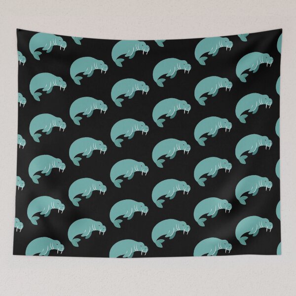 Item preview, Aqua Coloured Walrus swimming. designed and sold by jazzydevil.