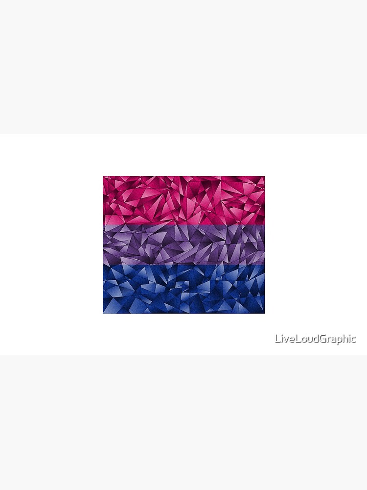 Abstract Bisexual Flag by LiveLoudGraphic