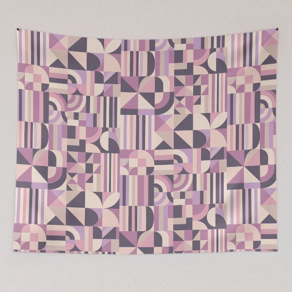 Item preview, Cubist Calm: Interlocking Forms designed and sold by 89BLACK.
