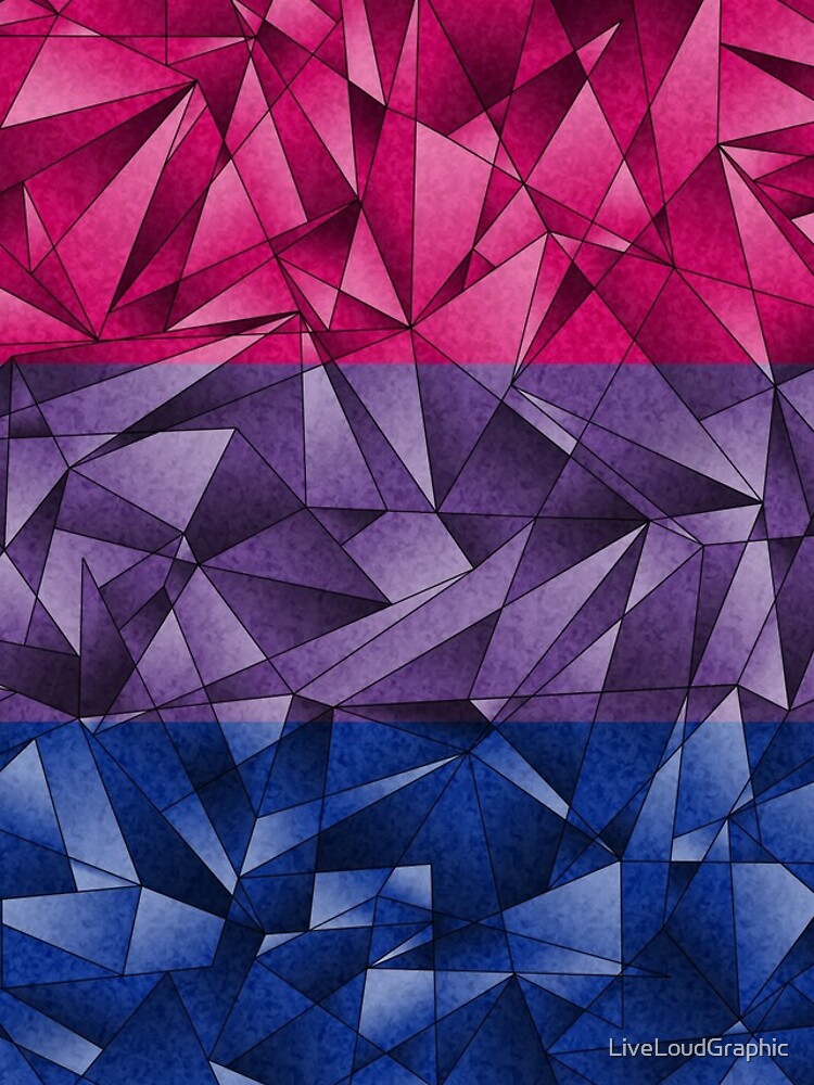 Abstract Bisexual Flag by LiveLoudGraphic
