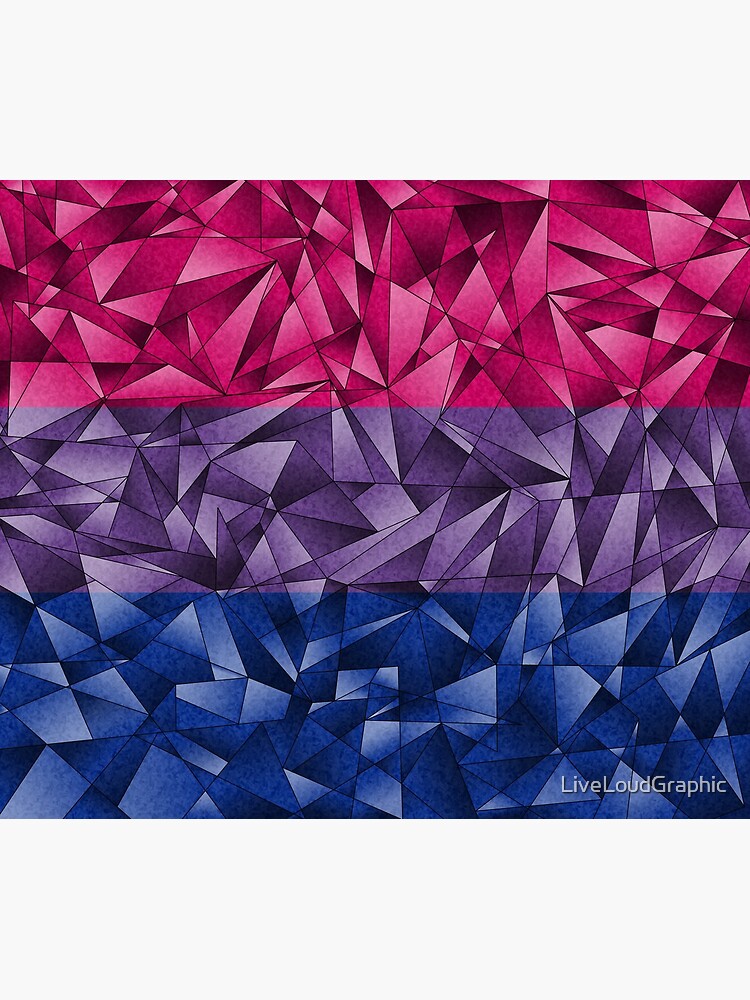 Abstract Bisexual Flag by LiveLoudGraphic