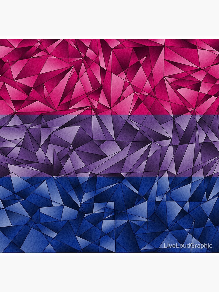 Abstract Bisexual Flag by LiveLoudGraphic