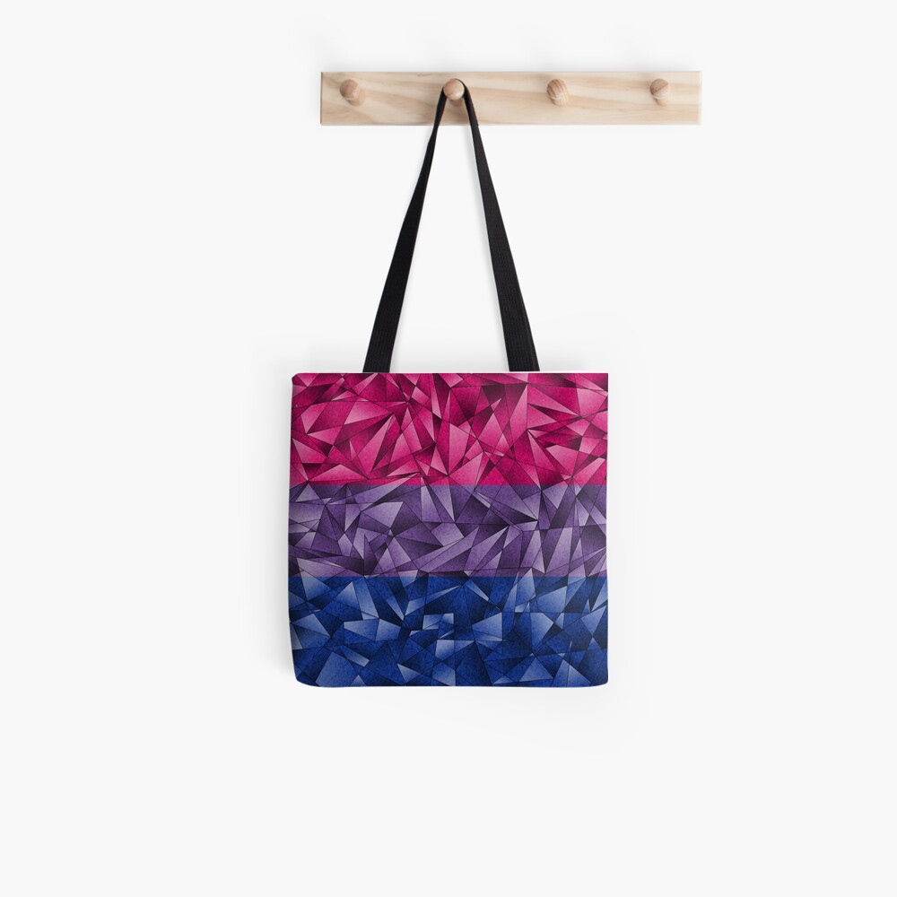 Abstract Bisexual Flag Tote Bag