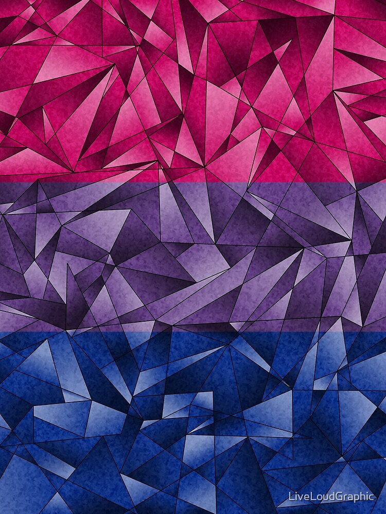 Abstract Bisexual Flag by LiveLoudGraphic