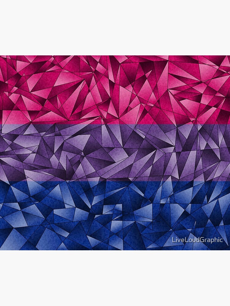 Abstract Bisexual Flag by LiveLoudGraphic