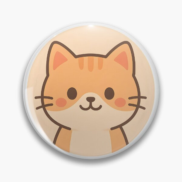 Item preview, Kawaii Orange Cat Face designed and sold by EriErii.
