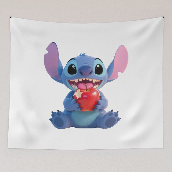 Item preview, Stitch Eating Apple designed and sold by NinjaMomArt.