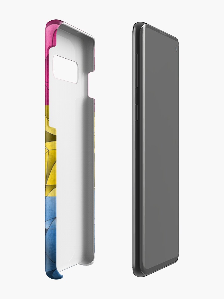 Alternate view of Abstract Pansexual Flag Case & Skin for Samsung Galaxy