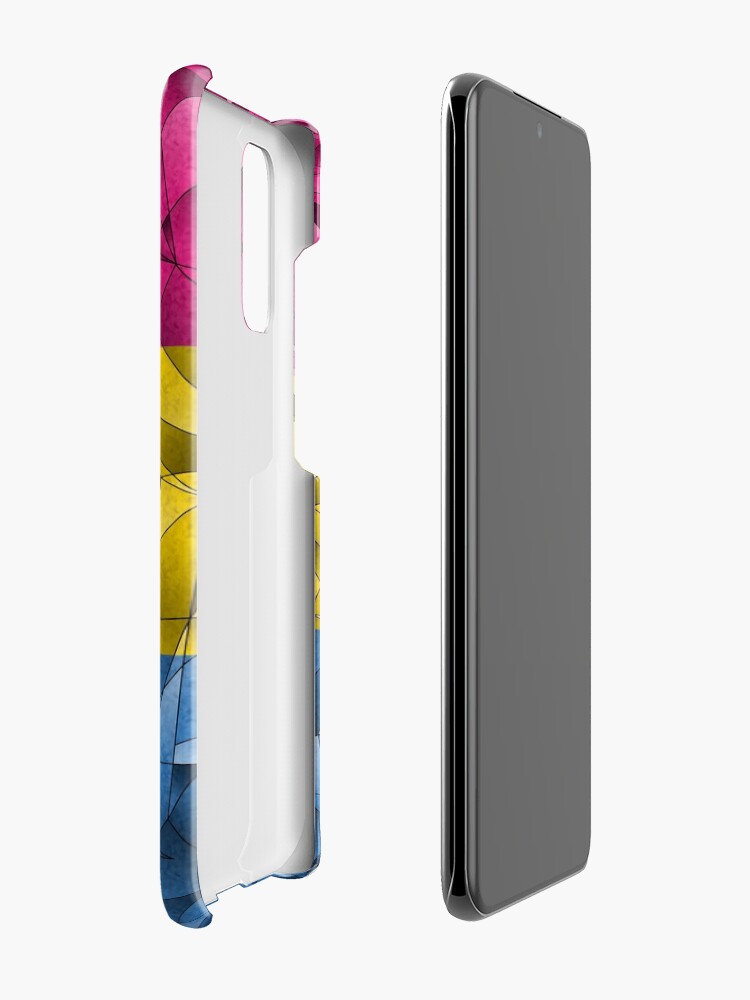 Alternate view of Abstract Pansexual Flag Case & Skin for Samsung Galaxy