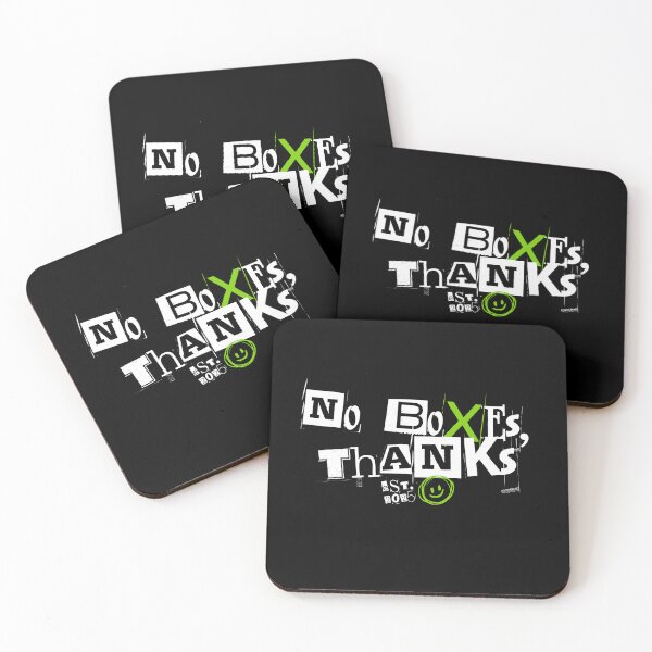 Item preview, No Boxes, Thanks – Fluro Grunge Design for Kids designed and sold by Little Legend Designs.