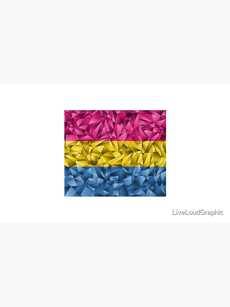 Abstract Pansexual Flag by LiveLoudGraphic