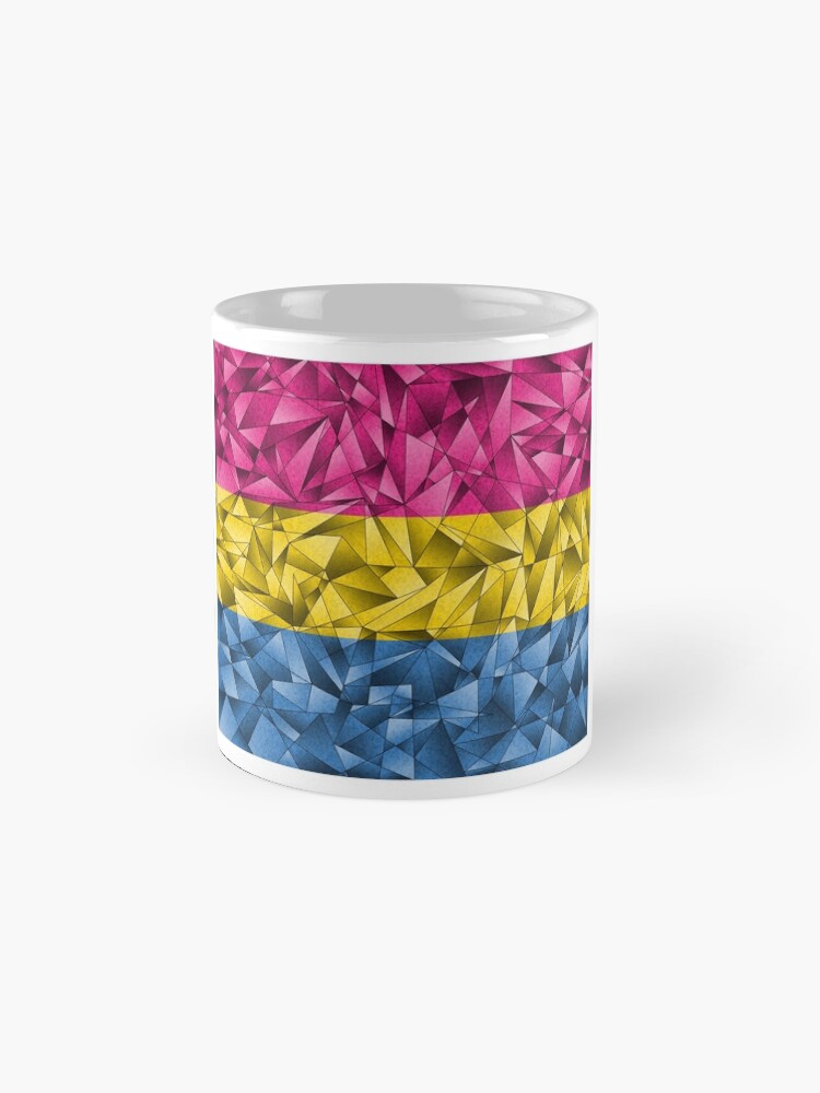 Alternate view of Abstract Pansexual Flag Mug