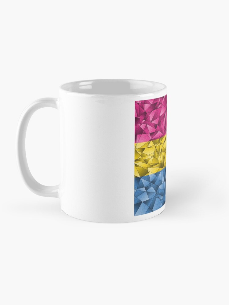 Alternate view of Abstract Pansexual Flag Mug