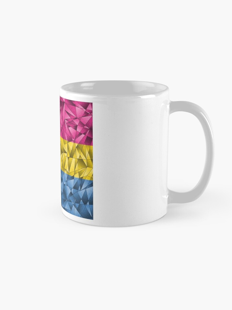 Alternate view of Abstract Pansexual Flag Mug