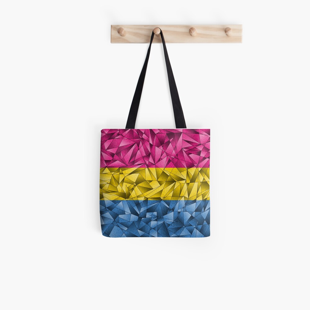 Abstract Pansexual Flag Tote Bag
