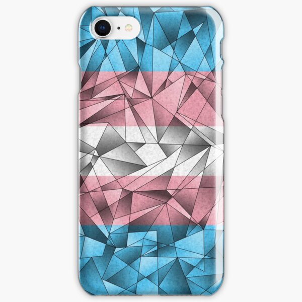Abstract Transgender Flag iPhone Snap Case