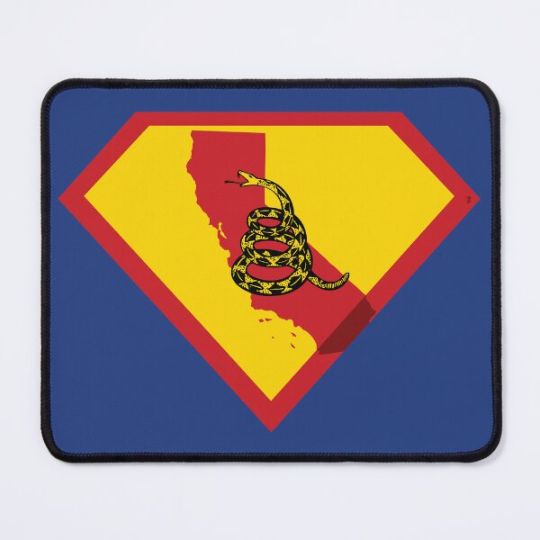 Item preview, CALIFORNIAN SHIELD - Freedom Is The Superpower -  Gadsden Snake Flag - Dont Tread On Me SUPERHERO CALIFORNIA   design designed and sold by pelagio.