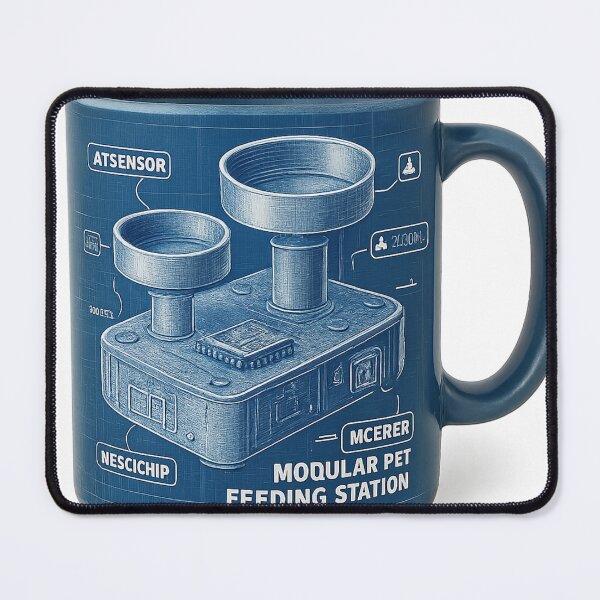 Item preview, Modular Pet Feeding Station Mug designed and sold by TONSNAP.