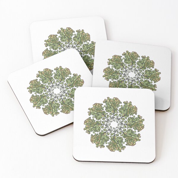 Item preview, Bunches of leaves in a rotational pattern designed and sold by jazzydevil.