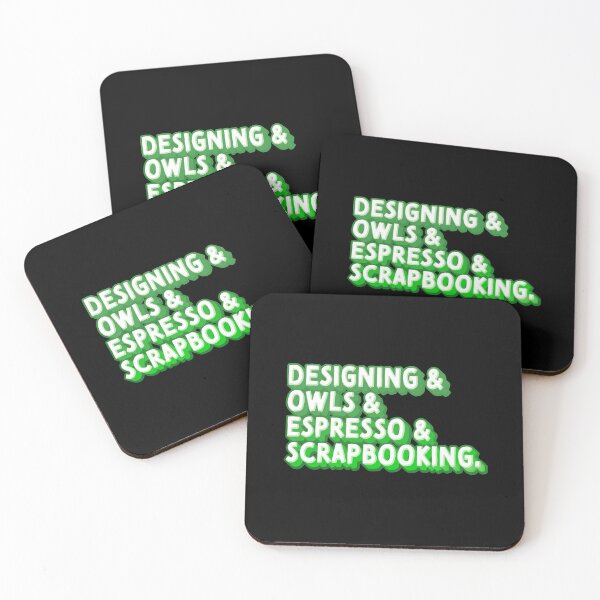 Item preview, Designing & Owls &  Espresso & Scrapbooking designed and sold by jazzydevil.