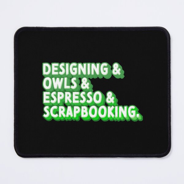 Item preview, Designing & Owls &  Espresso & Scrapbooking designed and sold by jazzydevil.