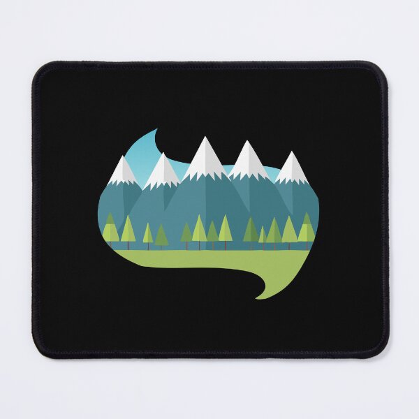 Item preview, Pointy Mountains and a forest glade designed and sold by jazzydevil.