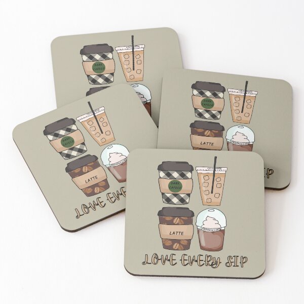 Item preview, Love Every Sip designed and sold by Cafe-Color.
