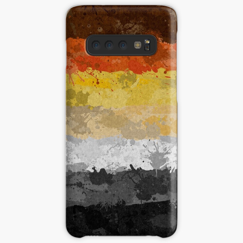 Bear Paint Splatter Flag Case & Skin for Samsung Galaxy
